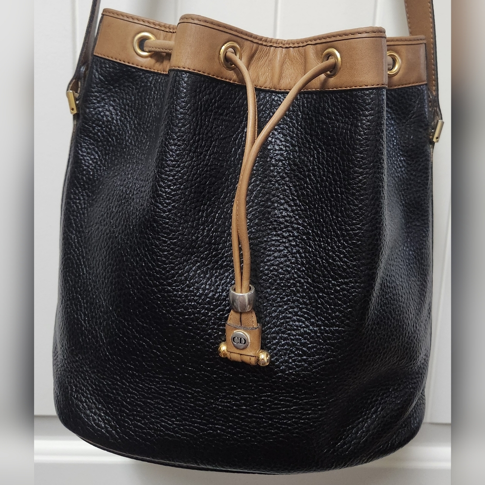 CHRISTIAN DIOR Drawstring Bucket Bag - Picture 9 of 16